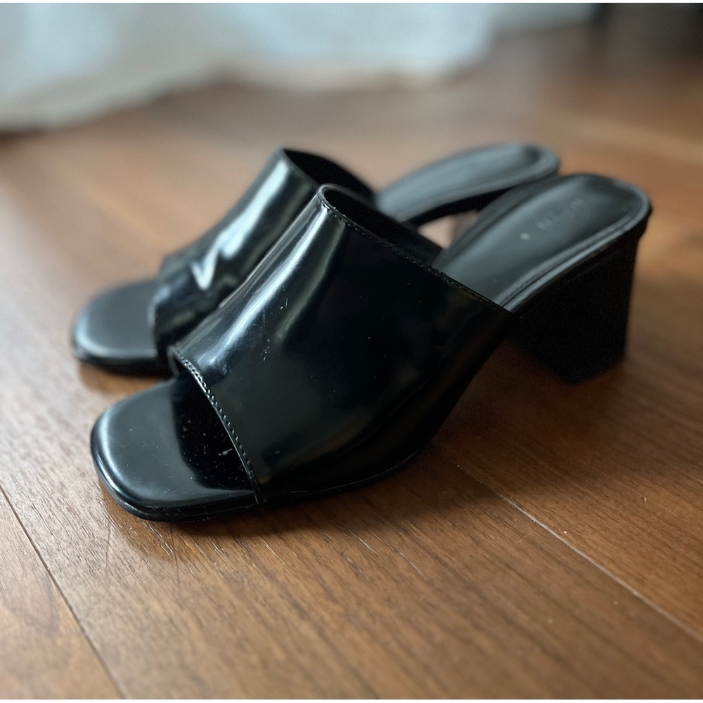 Black Mule Sandals